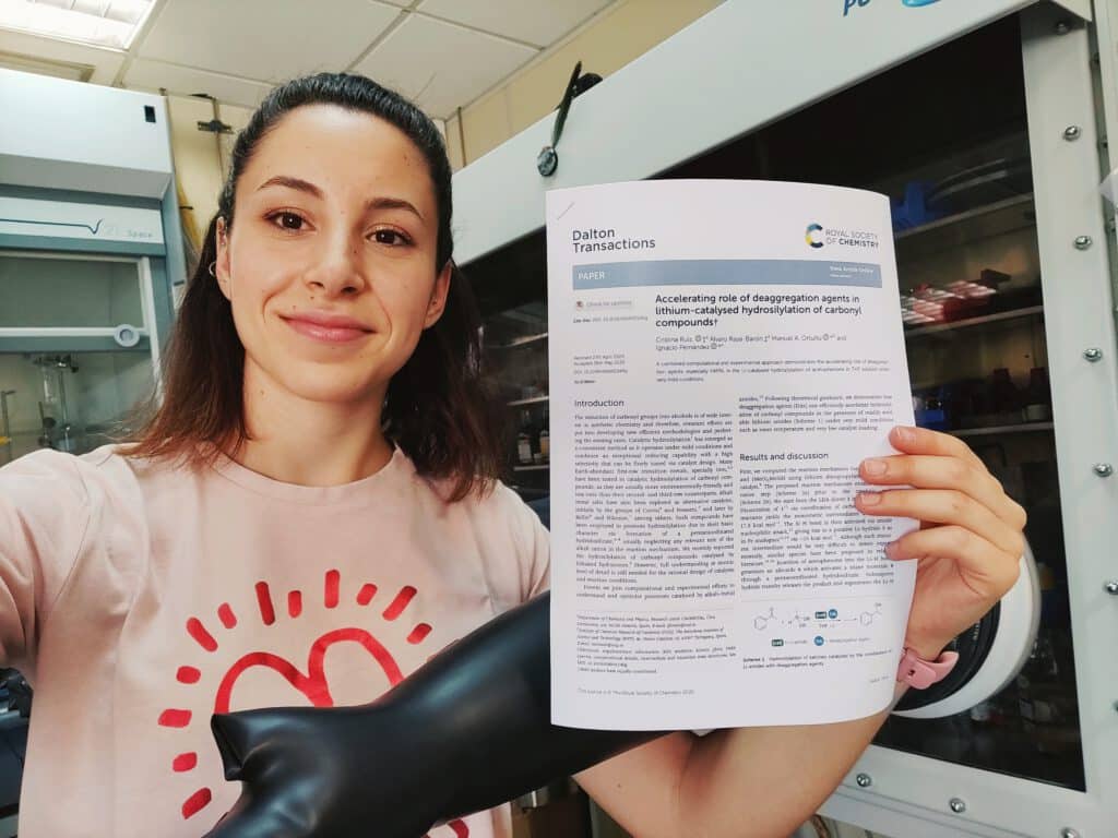 Cristina publishes in Dalton Transactions ! Making catalysis fast like hell !! Congratulations !!