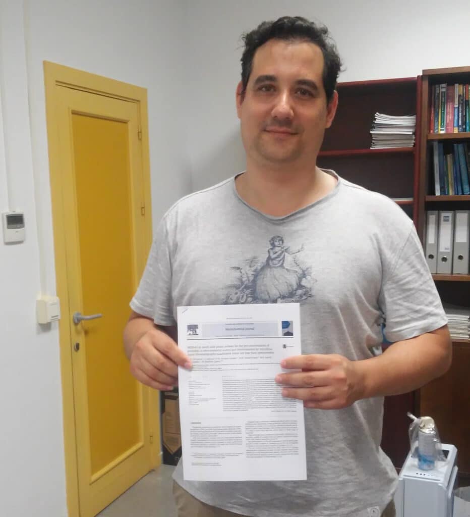 Curro publishes a collaborative work in Microchemical Journal. A journal from Elsevier. Congratulations and Good job !!