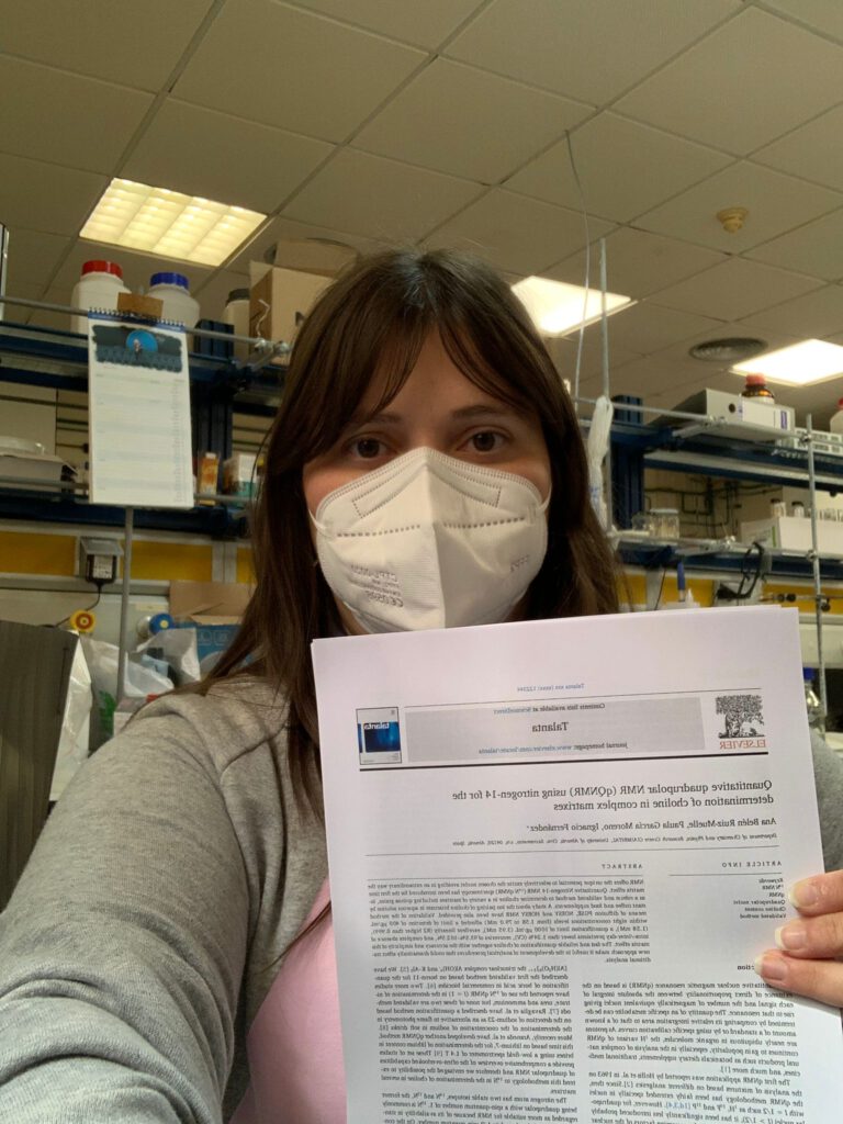 Ana Belén publishes in Talanta !! Doing so good with Quadrupolar nucleii !!