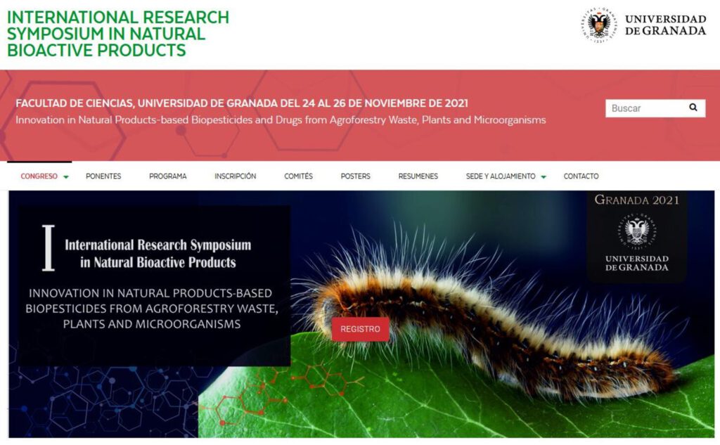 Nacho gives a talk at the International Research Symposium in Natural Bioactive Products !