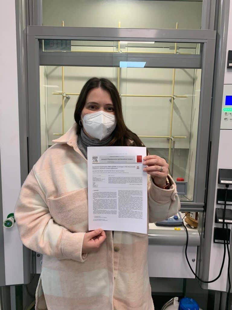 Ana Belén publishes in Journal of Pharmaceutical and Biomedical Analysis ! Congratulations ! Extending qQNMR beyond horizons !