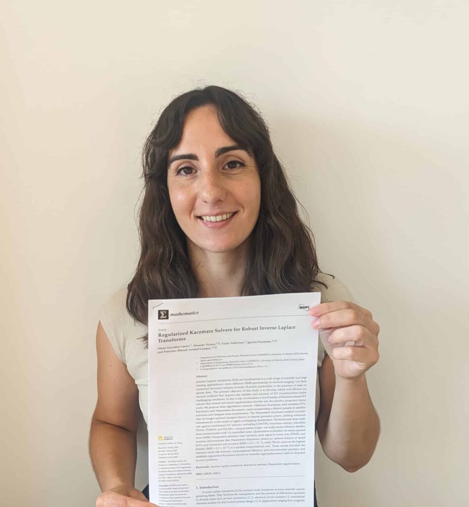 Marta publishes in Mathematics ! New algorithms for better molecular weight distributions ! Congratulations Marta !