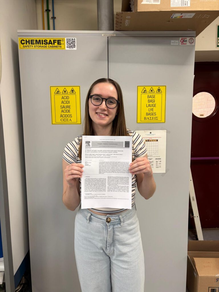 Mireya publishes in Inorganic Chemistry Communications !! Understanding how MOFs work !!! Congratulations Mireya !!